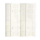 Artiss Room Divider Screen Privacy Wood Dividers Stand 4 Panel Nova White