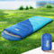 Weisshorn Sleeping Bag 136cm Kids Camping Hiking Winter Blue