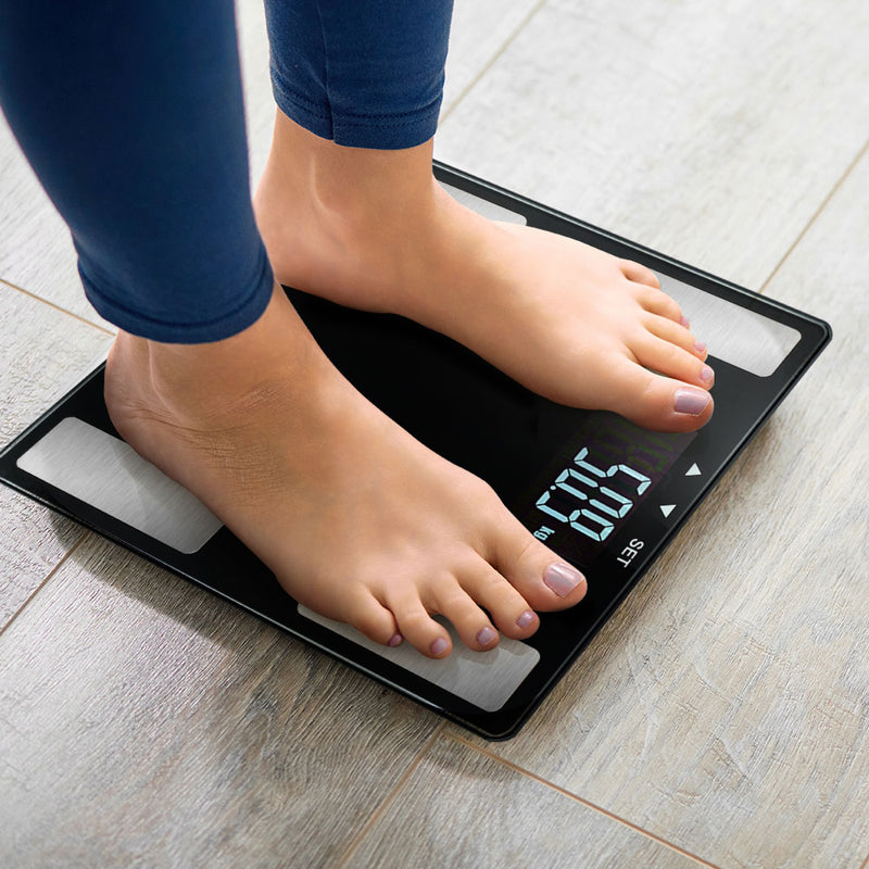 Electronic Digital Bathroom Scales Body Fat Scale Bluetooth Weight 180KG