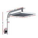 WELS 8 Rain Shower Head Set Bathroom Gooseneck Square Faucet High Pressure Hand Held"