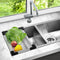 Cefito Stainless Steel Double Sink & Colander