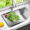 Cefito Stainless Steel Double Sink & Roll Matt