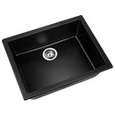 Cefito 610 x 470mm Granite Stone Sink - Black