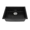 Cefito 610 x 470mm Granite Stone Sink - Black