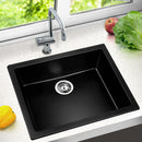 Cefito 610 x 470mm Granite Stone Sink - Black