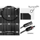 Solraiser 200W Water Proof Flexible Solar Panel