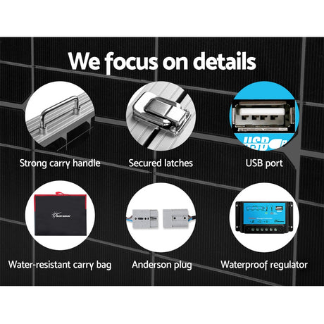 Solraiser Bi-Fold Portable Solar Panel