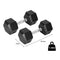 Centra 2x Rubber Hex Dumbbell 7.5kg Home Gym Exercise Weight Fitness Training