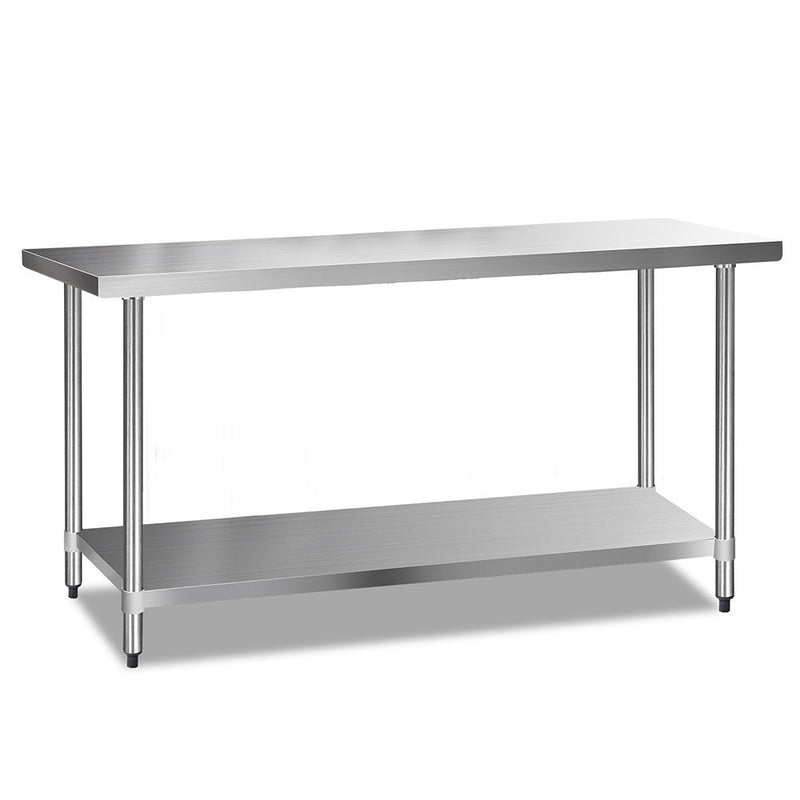 Cefito 1829 x 610mm Commercial Stainless Steel Kitchen Bench 