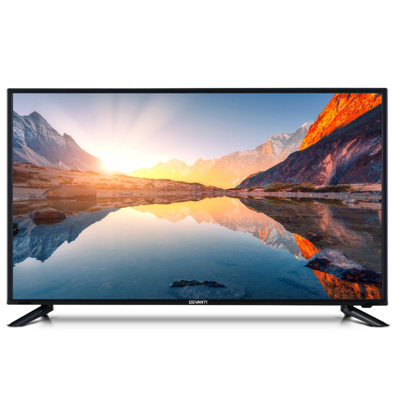 Devanti Smart TV 40 Inch LED TV 402K Full HD LCD Slim Screen Netflix Dolby"