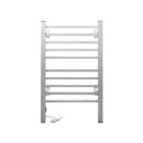 Devanti Electric Heated Towel Rail Rails Warmer Rack Aluminium 10 Bars