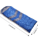 Mountview Single Sleeping Bag Bags Outdoor Camping Hiking Thermal -10 deg Tent Blue