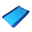 Self Inflating Mattress Double Sleeping Mat Air Bed Pad Camping Hiking Pillow