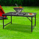 Levede Grill Table BBQ Camping Tables Outdoor Foldable Aluminium Portable Picnic L