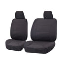 Seat Covers for ISUZU D-MAX 06/2012 - 2016 SINGLE CAB CHASSIS UTILITY FRONT BUCKET + _ BENCH CHARCOAL ALL TERRAIN