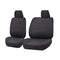 Seat Covers for TOYOTA HILUX KUN16R SERIES 04/2005 - 06/2015 SINGLE / DUAL CAB UTILITY FRONT BUCKET + _ BENCH CHARCOAL ALL TERRAIN