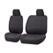 Seat Covers for TOYOTA HILUX KUN16R SERIES 04/2005 - 06/2015 SINGLE / DUAL CAB UTILITY FRONT BUCKET + _ BENCH CHARCOAL CHALLENGER