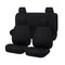 Seat Covers for NISSAN NAVARA D40 01/2006 - 02/2015 DUAL CAB UTILITY FR BLACK CHALLENGER