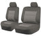 Seat Covers for TOYOTA LANDCRUISER 60.70.80 SERIES HZJ-HDJ-FZJ 1981 - 2010 TROOP CARRIER 4X4 SINGLE CAB CHASSIS FRONT BUCKET + _ BENCH GREY PREMIUM