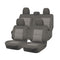 Seat Covers for MITSUBISHI TRITON FR MQ SERIES 01/2015 - ON DUAL CAB UTILITY FR GREY PREMIUM