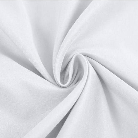 Casa Decor 2000 Thread Count Bamboo Cooling Sheet Set Ultra Soft Bedding - Double - White