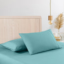 Casa Decor 2000 Thread Count Bamboo Cooling Sheet Set Ultra Soft Bedding - King - Aqua