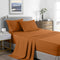 Royal Comfort 2000 Thread Count Bamboo Cooling Sheet Set Ultra Soft Bedding - Queen - Rust