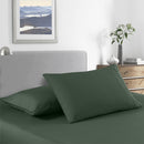 Royal Comfort 2000 Thread Count Bamboo Cooling Sheet Set Ultra Soft Bedding - King - Olive