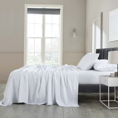 Royal Comfort 600 Thread Count Cooling Ultra Soft Tencel Eucalyptus Sheet Set - King - White