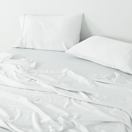 Royal Comfort 600 Thread Count Cooling Ultra Soft Tencel Eucalyptus Sheet Set - King - White