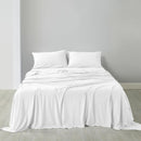 Royal Comfort 100% Jersey Cotton 4 Piece Sheet Set - Queen - White