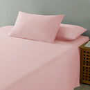 Royal Comfort 100% Jersey Cotton 4 Piece Sheet Set - Queen - Pink Marle