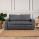 Casa Decor Selena 2 in 1 Sofa Couch Charcoal 2 Seater