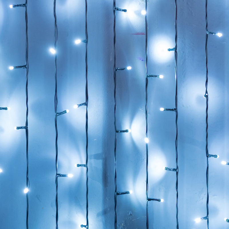 Milano Decor Solar Powered Outdoor Fairy Lights - White - 200 Lights