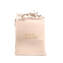 Royal Comfort Satin Sheet Set 3 Piece Fitted Sheet Pillowcase Soft  - Queen - Champagne Pink