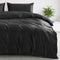 Royal Comfort Velvet Quilt Cover Set Super Soft Luxurious Warmth - Queen - Charcoal