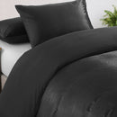 Royal Comfort Velvet Quilt Cover Set Super Soft Luxurious Warmth - King - Charcoal