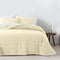 Royal Comfort Coverlet Set Bedspread Soft Touch Easy Care Breathable 3 Piece Set - Queen - Beige