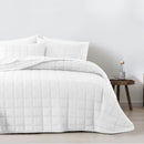 Royal Comfort Coverlet Set Bedspread Soft Touch Easy Care Breathable 3 Piece Set - King - White