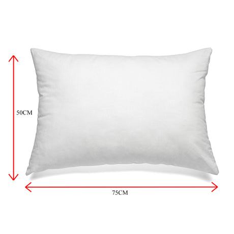 Royal Comfort Luxury Duck Feather & Down Pillow Twin Pack Home Set