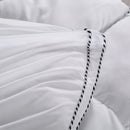 Royal Comfort 1000GSM Luxury Bamboo Fabric Gusset Mattress Pad Topper Cover - Queen - White