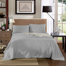 Kensington 1200 Thread Count 100% Egyptian Cotton Sheet Set Stripe Hotel Grade - Double - Silver