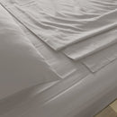 Royal Comfort 1000TC Hotel Grade Bamboo Cotton Sheets Pillowcases Set Ultrasoft - King - Dove