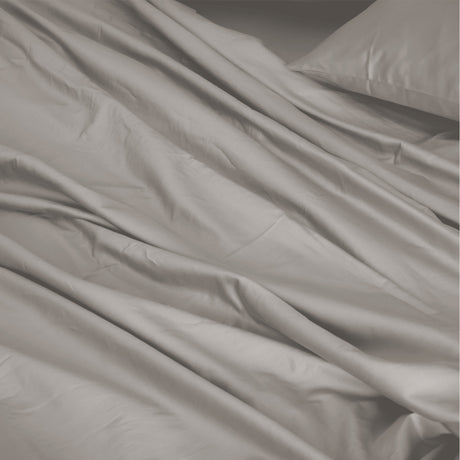 Royal Comfort 1000TC Hotel Grade Bamboo Cotton Sheets Pillowcases Set Ultrasoft - King - Dove