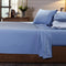 Royal Comfort 250TC Organic 100% Cotton Sheet Set 4 Piece Luxury Hotel Style - Queen - Indigo