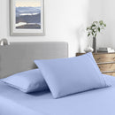 Royal Comfort 2000 Thread Count Bamboo Cooling Sheet Set Ultra Soft Bedding - Double - Light Blue