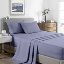 Royal Comfort 2000 Thread Count Bamboo Cooling Sheet Set Ultra Soft Bedding - Double - Lilac Grey