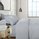 1500 Thread Count 6 Piece Combo And 2 Pack Duck Feather Down Pillows Bedding Set - Queen - Indigo