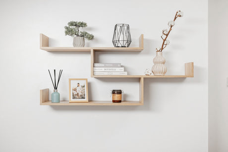 ZURICH MULTI LEVEL SHELF KIT (OAK)