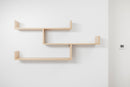 ZURICH MULTI LEVEL SHELF KIT (OAK)